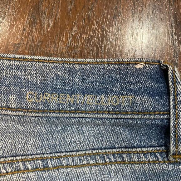 Current Elliott THE TURNT ANKLE SKINNY STILETTO JEAN - Keeling Studded - Picture 5 of 10